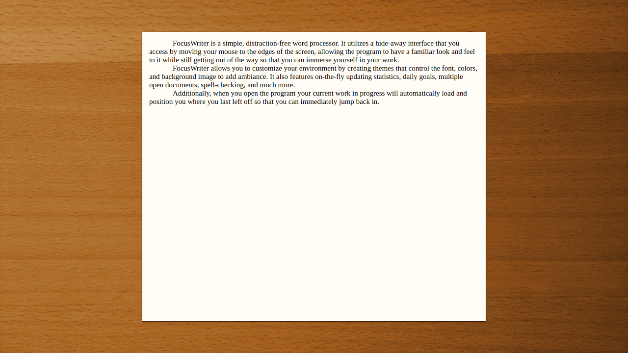 FocusWriter